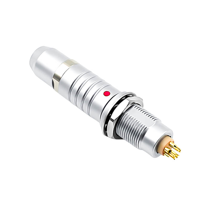 How do K Series 0K5 Pin Plug and Socket self-locking connectors ensure a stable electrical connection in vibrating environments?